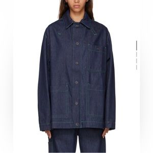 Jacquemus Navy 'La Veste De-Nîmes Yelo' Jacket / Size S but runs very large